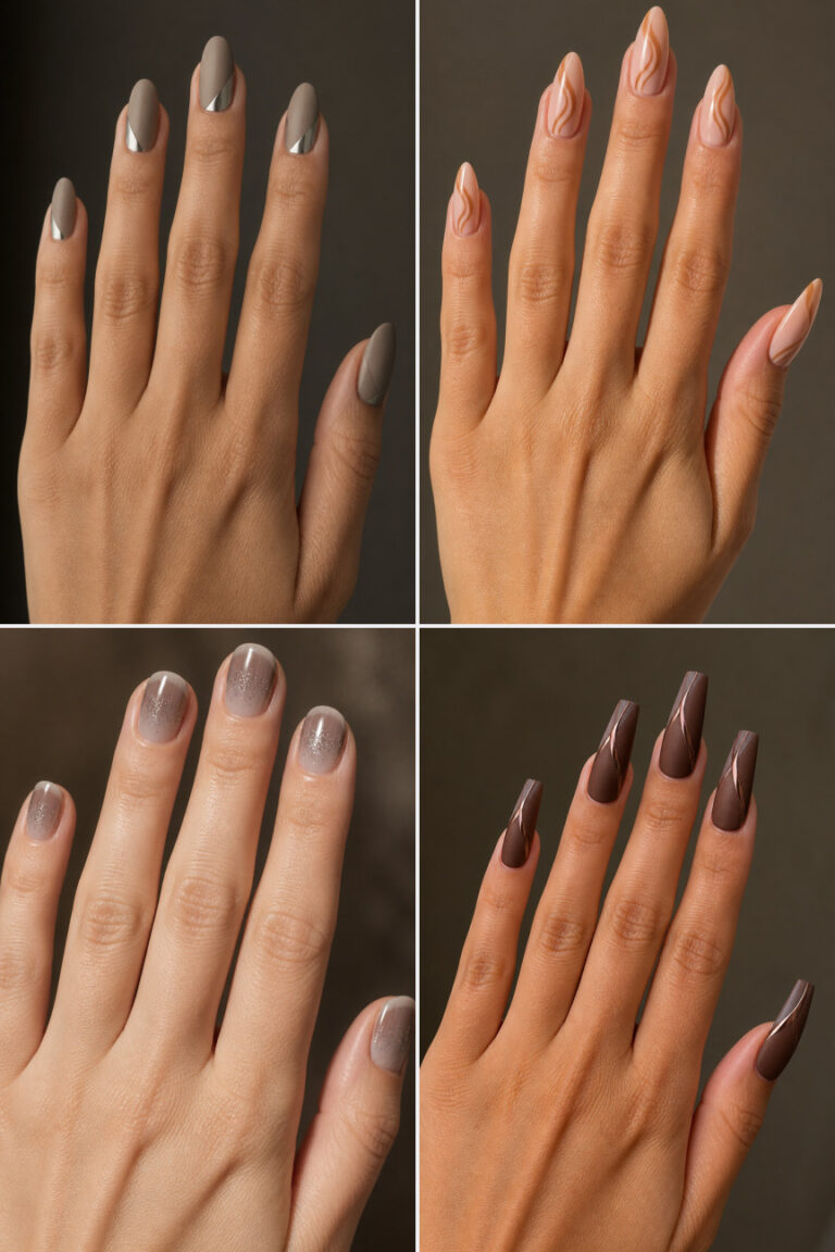 15 Neutral Winter Nail Designs