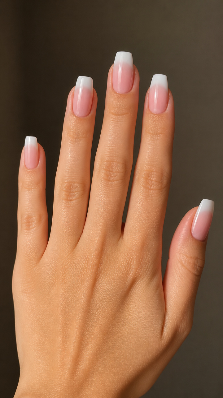 Ombré Rose Quartz Tips