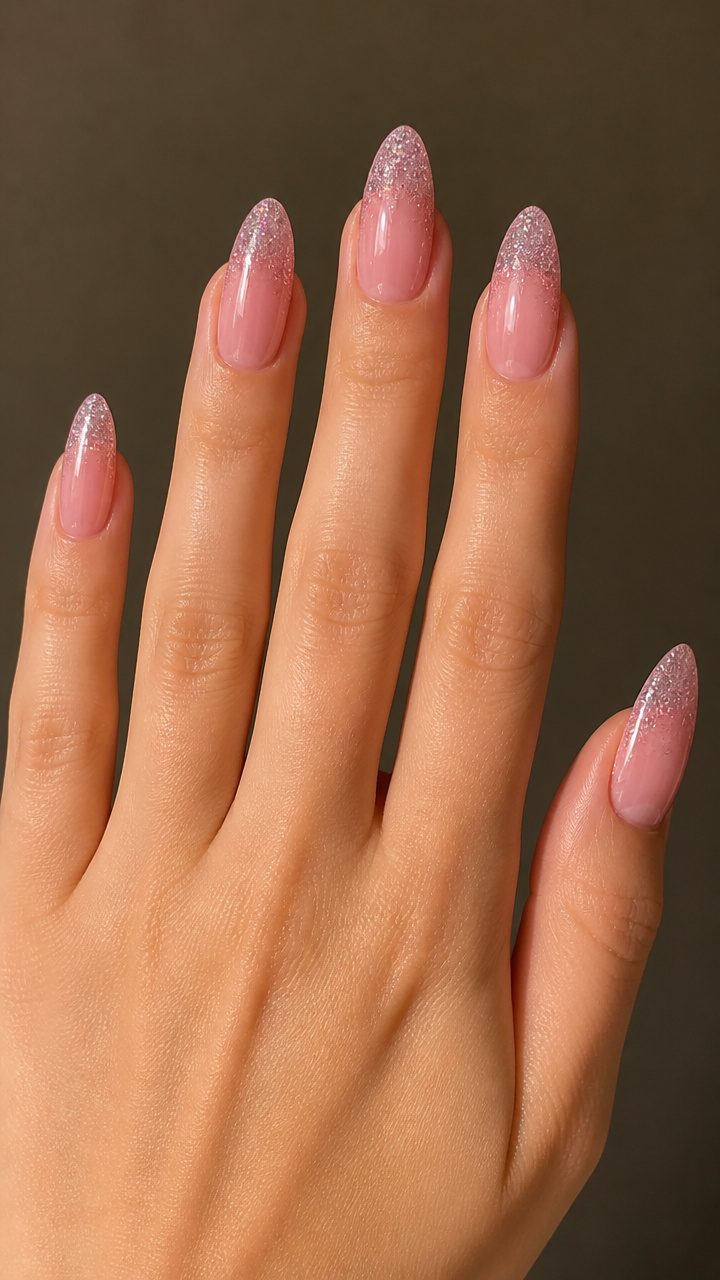 Pink Sugar Crystal Tips