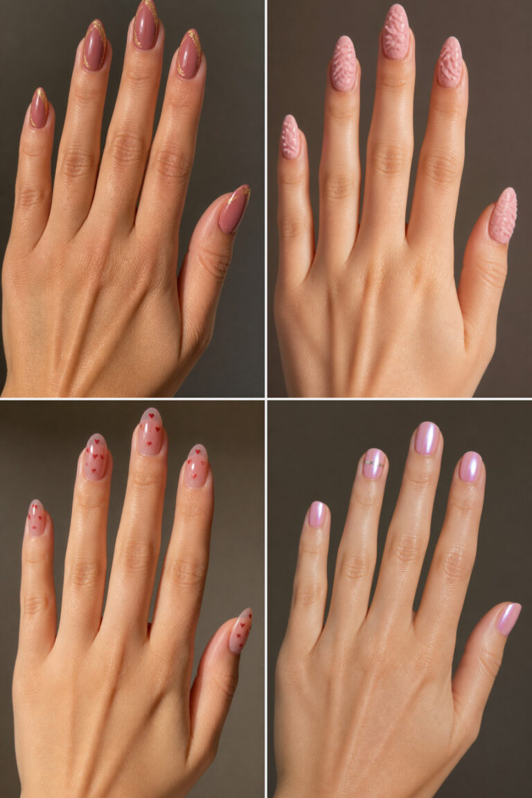 15 Pink Valentine’s Nails for Short Nails