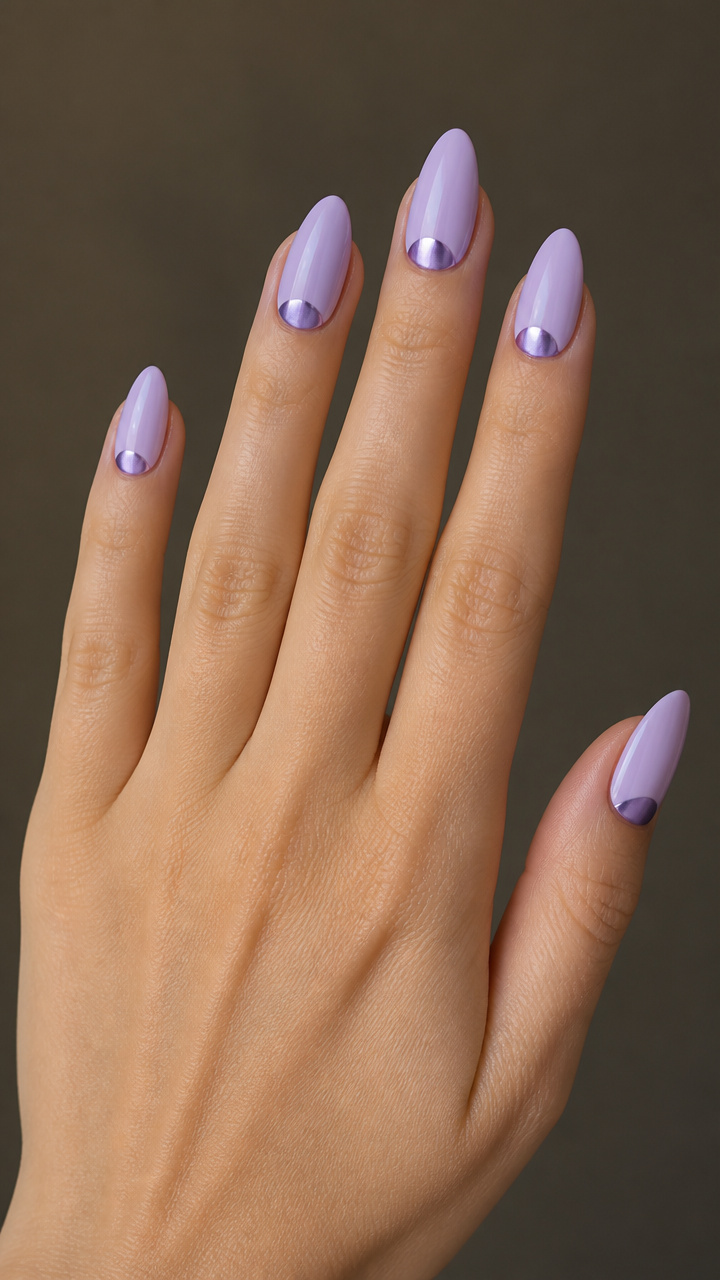 Lilac Chrome Half-Moons