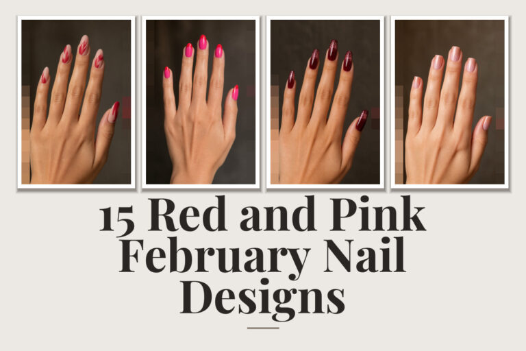 15 Red and Pink February Nail Designs