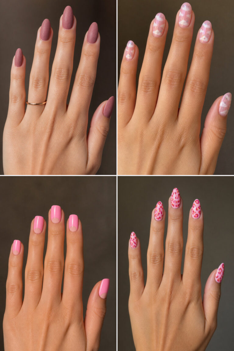 15 Romantic Pink Valentine’s Nail Designs