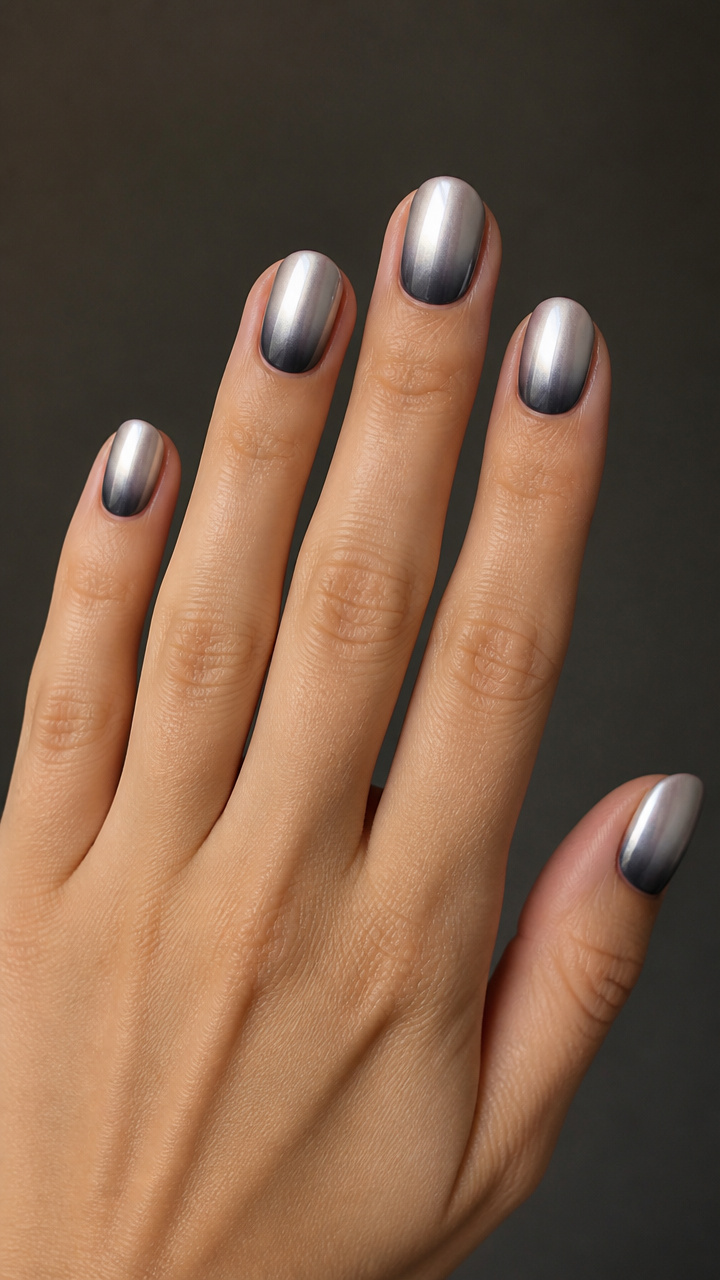 Double Chrome Ombré in Cool Tones