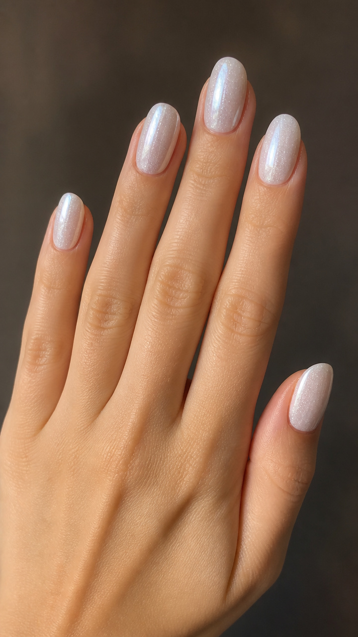 Winter White Shimmer Full Coat