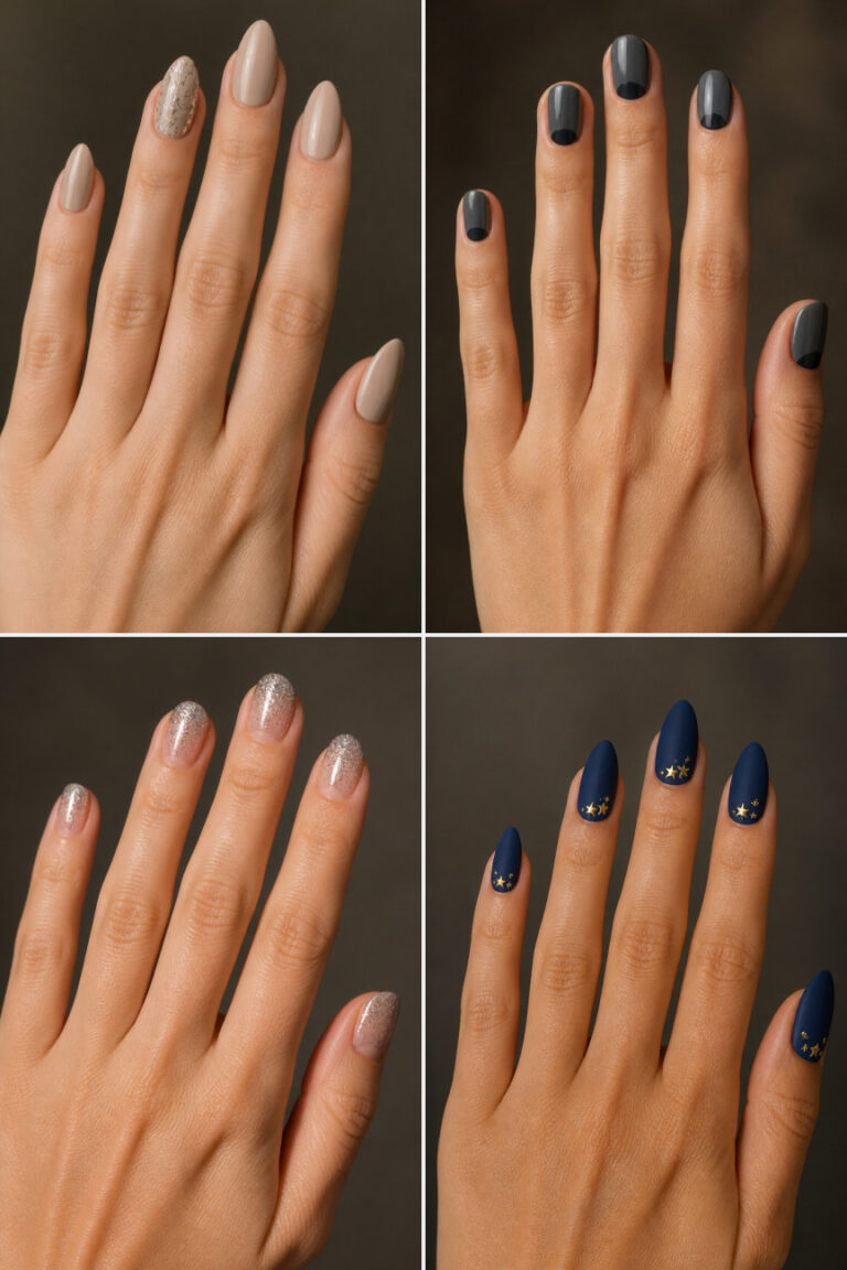 15 Simple January Nail Designs