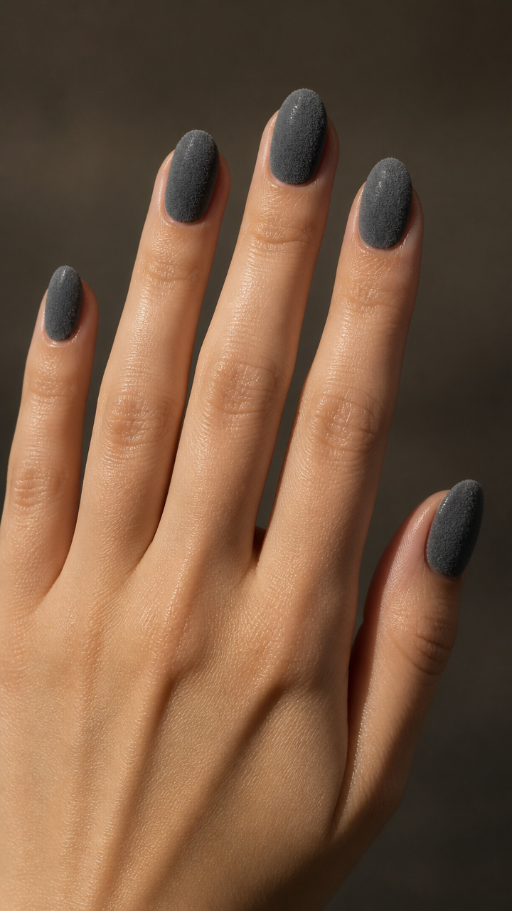 Charcoal Gray with Velvet Finish