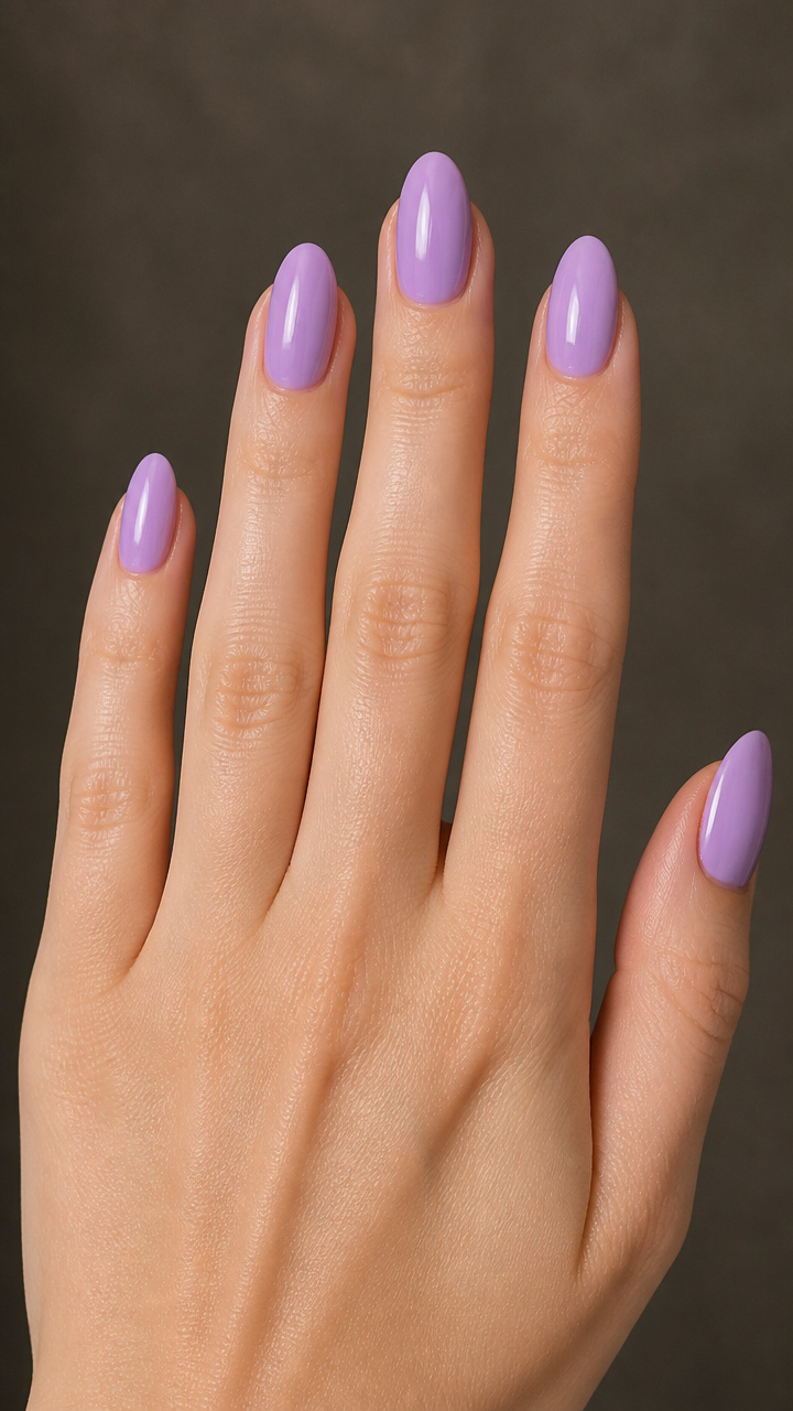 Soft Lavender with Glossy Shine