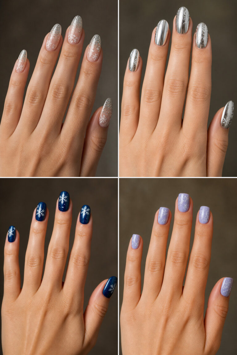 15 Snowflake Nail Ideas for Winter