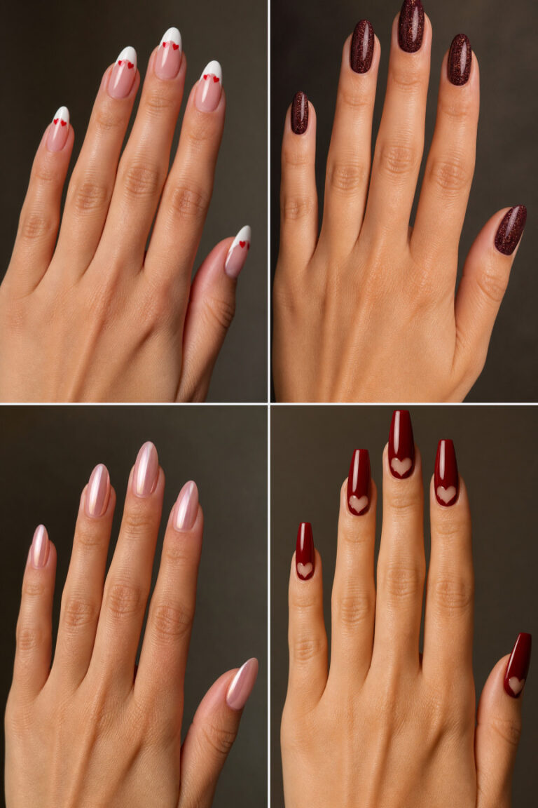 15 Valentine’s Acrylic Nail Ideas