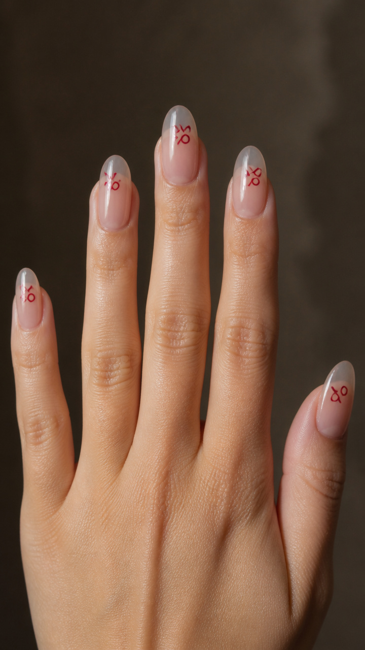 Mini Love Notes on Translucent Jelly Tips
