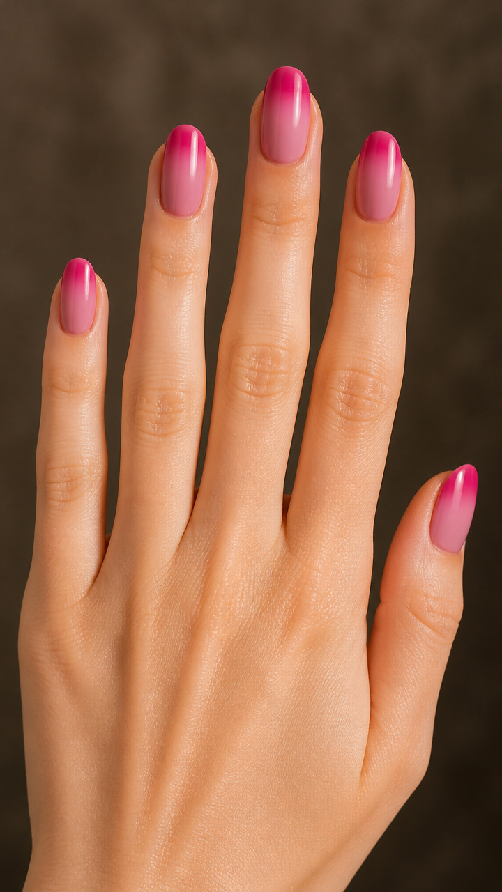 Double Pink Layer: Hot Top over Dusty Bottom