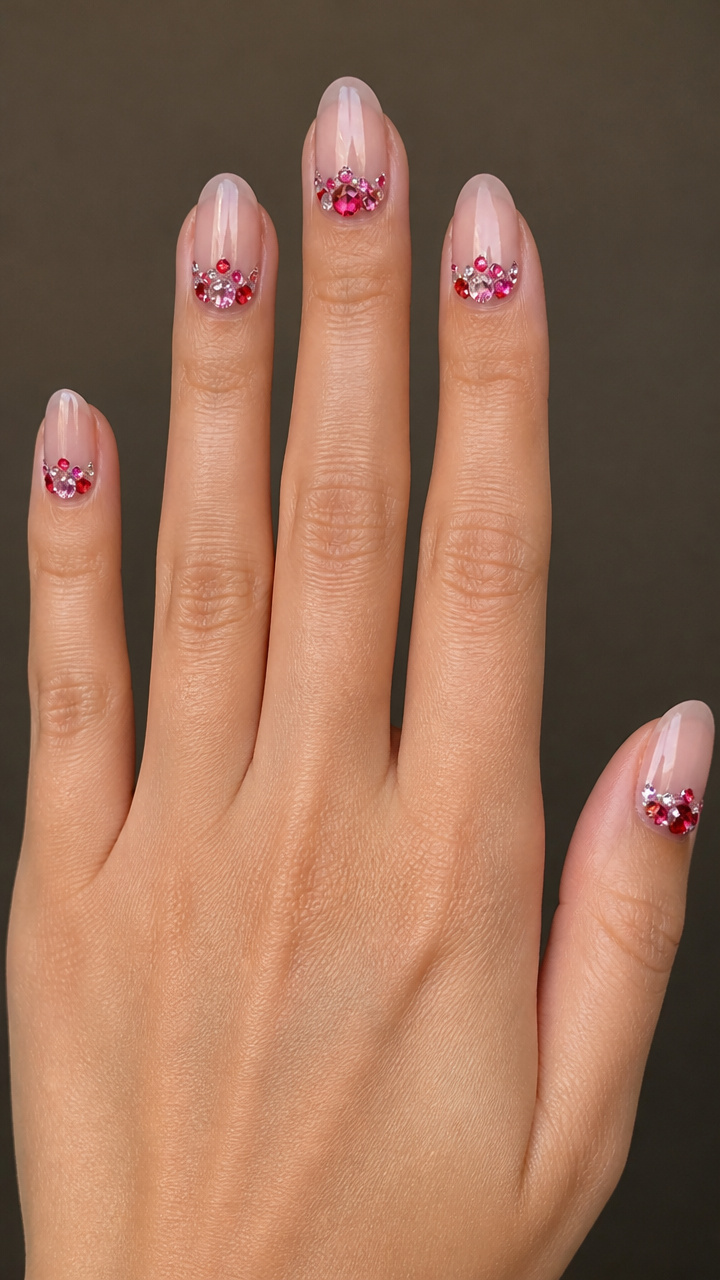 Valentine’s Day Rhinestone Collage