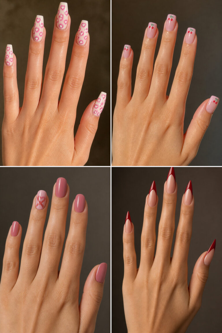 15 Valentine’s Day Nail Ideas for February