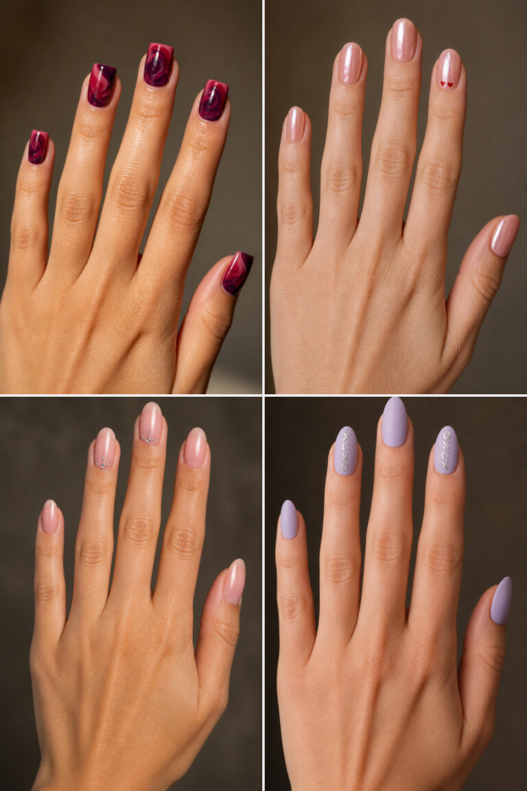 15 Valentine’s Nails for Short Nails