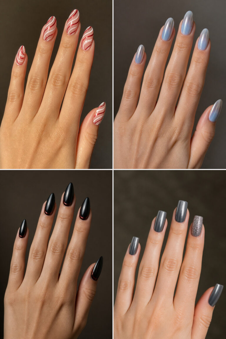 15 Winter Chrome Nail Designs