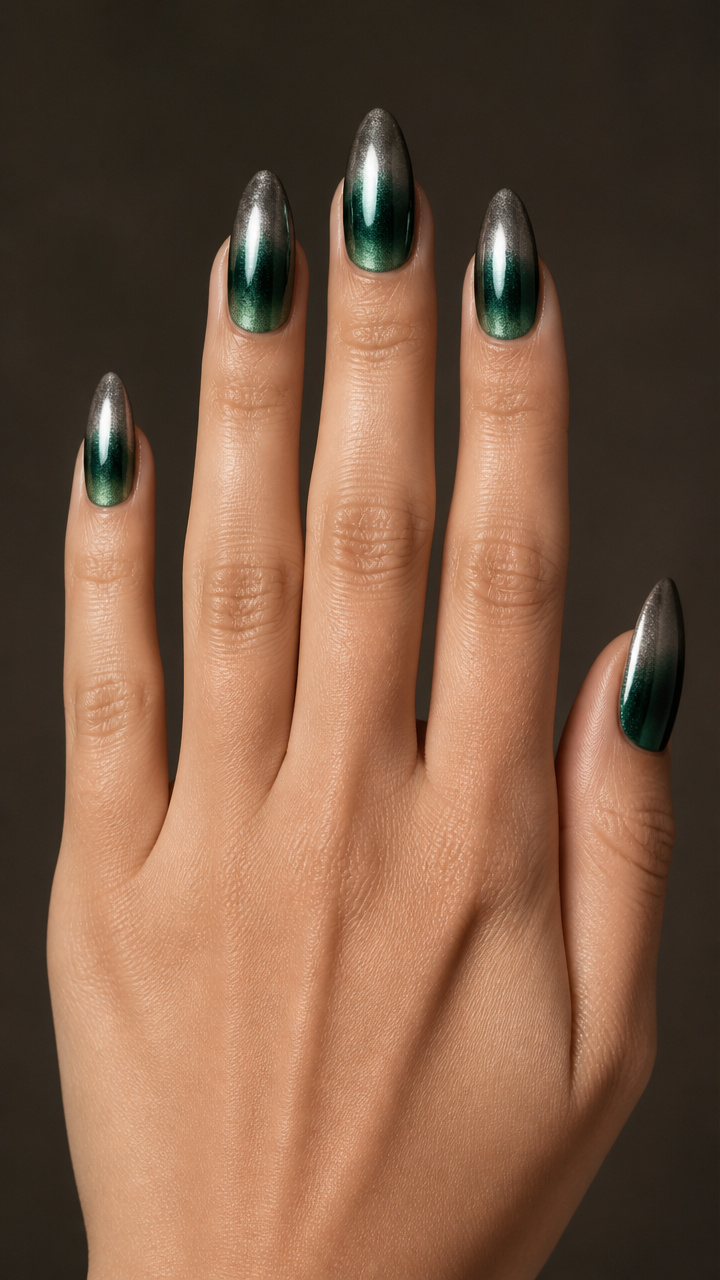 Evergreen Metallic Ombré