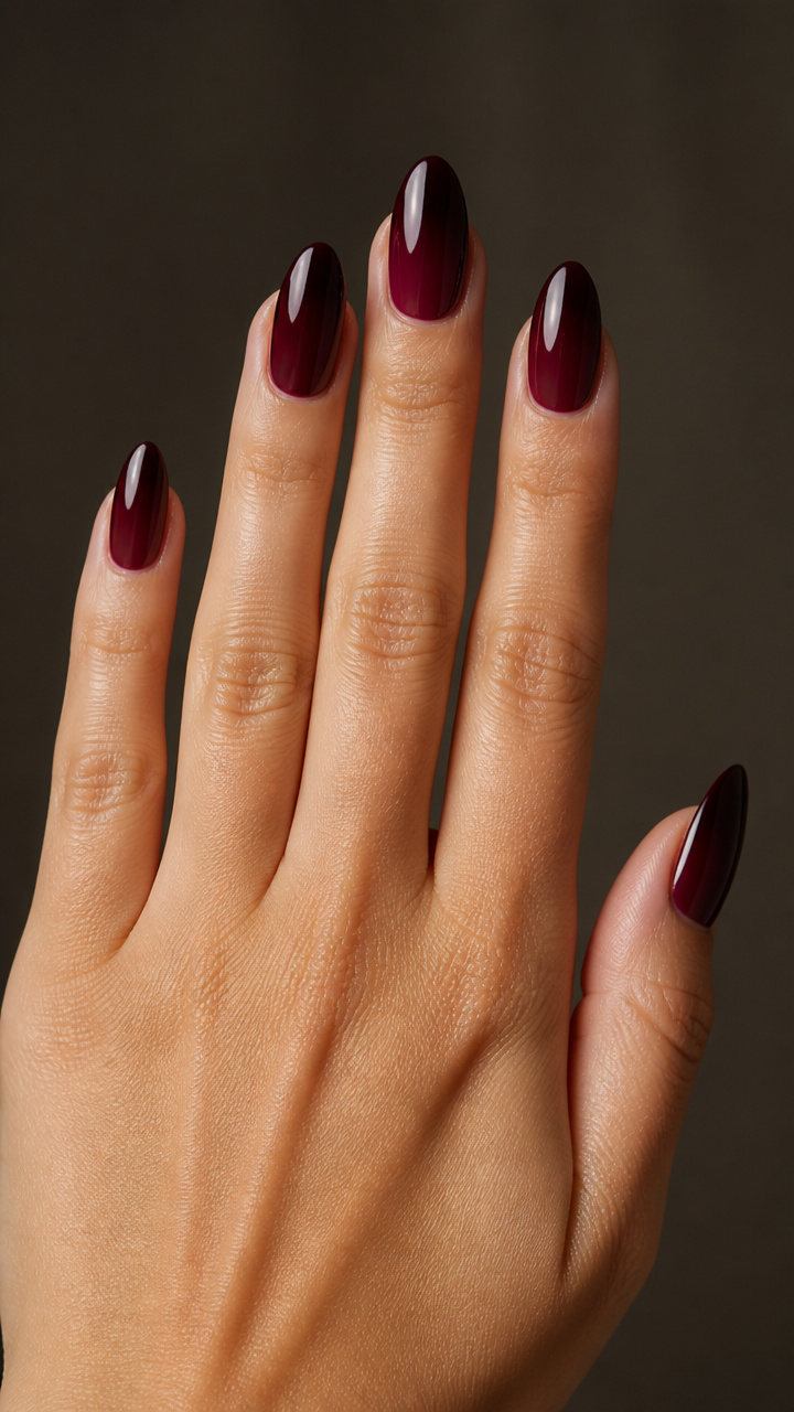 Plum Wine Stain with Gloss Finish