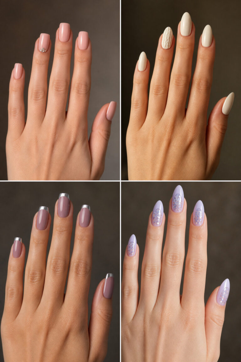 15 Winter Nail Ideas for Square Nails