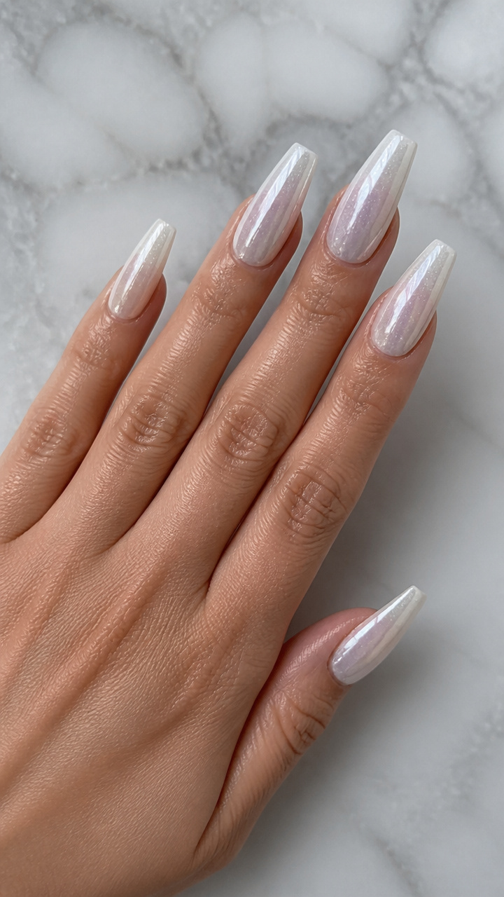 Frosted White Chrome Overlay