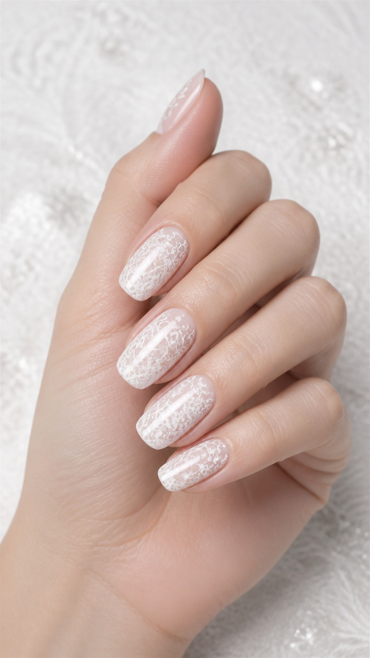 White Lace Filigree Overlay