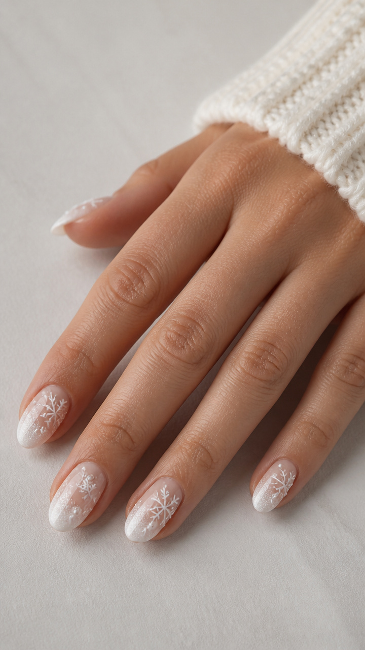 White Snowflake and Pearl Embellishments